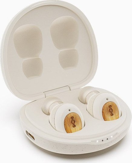 Kufje True Wireless Marley Champion EM-JE131-CE, IPX4, krem