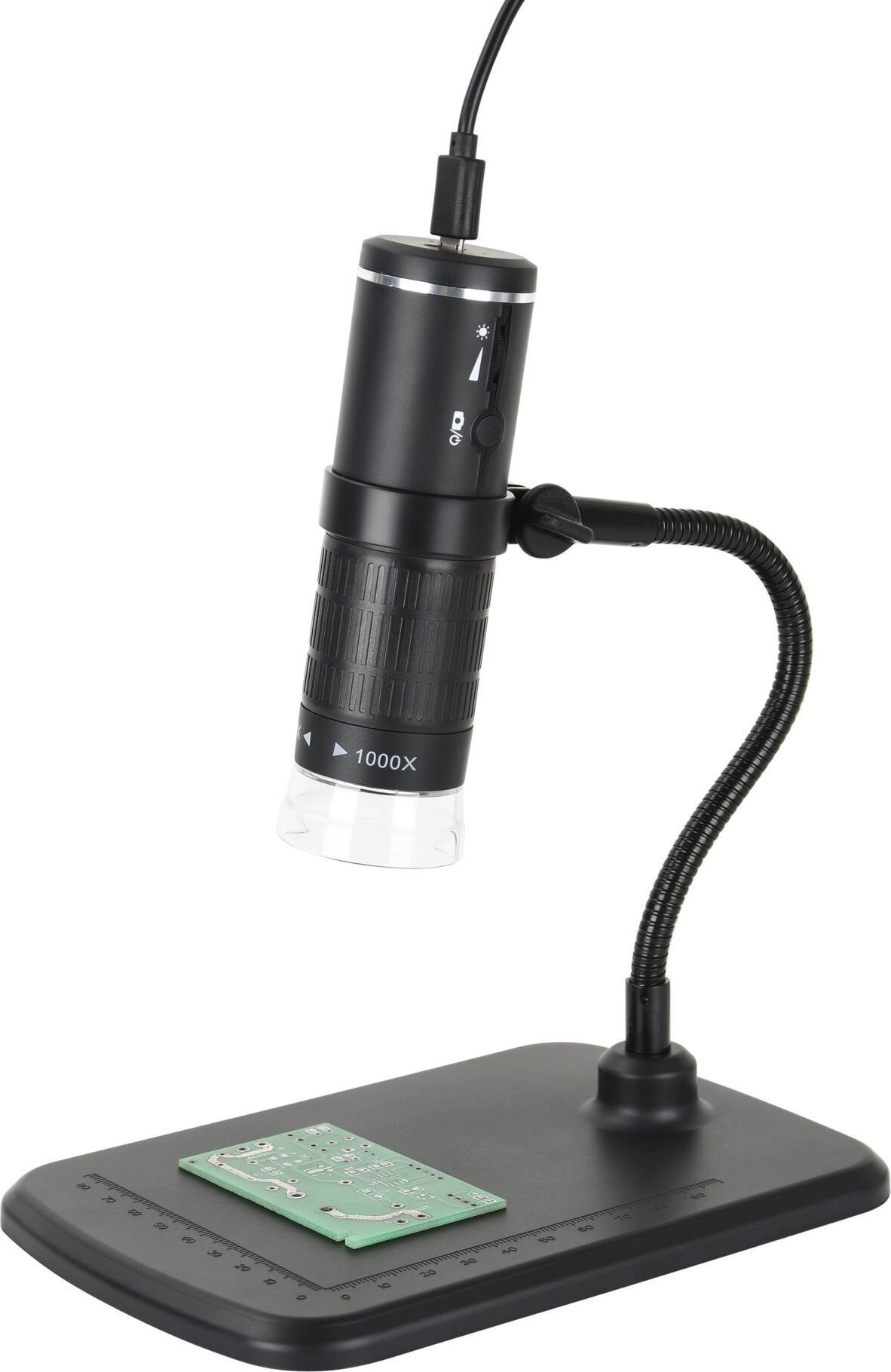 Mikroskop digjital Reflecta DigiMicroscope WIFI 2.0, lidhje WiFi, portativ, i zi