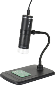 Mikroskop digjital Reflecta DigiMicroscope WIFI 2.0, lidhje WiFi, portativ, i zi