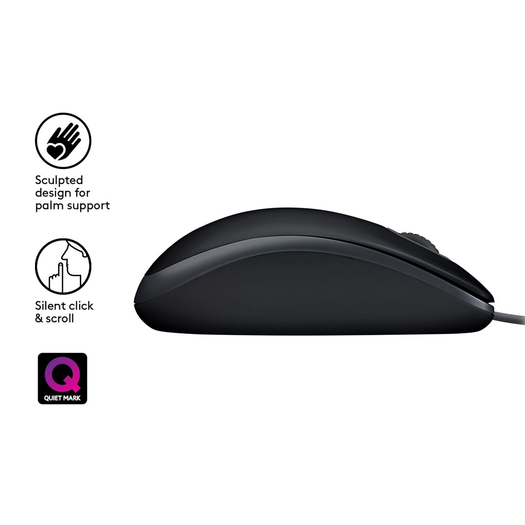 Maus Logitech B110, USB Type-A, i zi