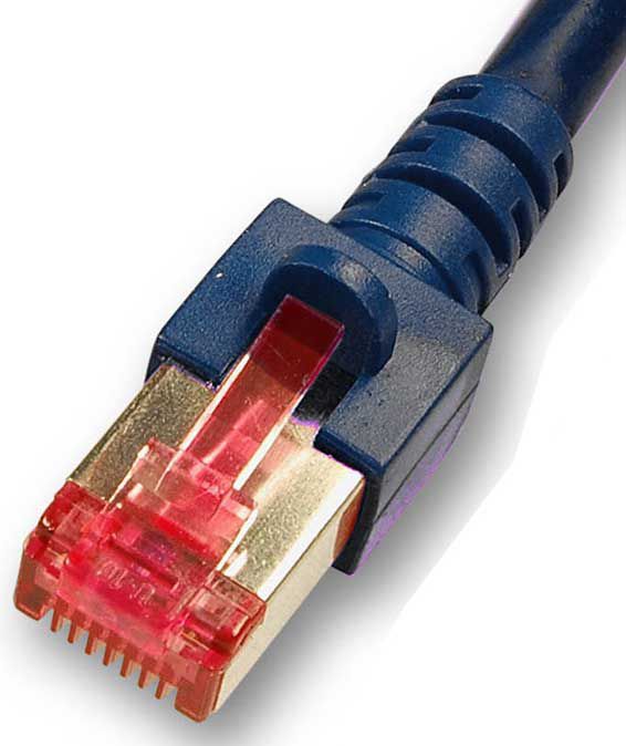 Kabllo rrjeti EFB CAT 6 Patchcord SSTP, 10m, 1 Gbps, e zezë