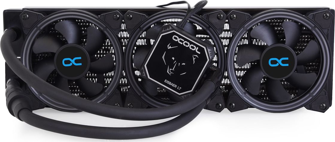 Sistem ujë-ftohës CPU Alphacool Eisbaer Aurora LT360, 360mm, ARGB, i zi