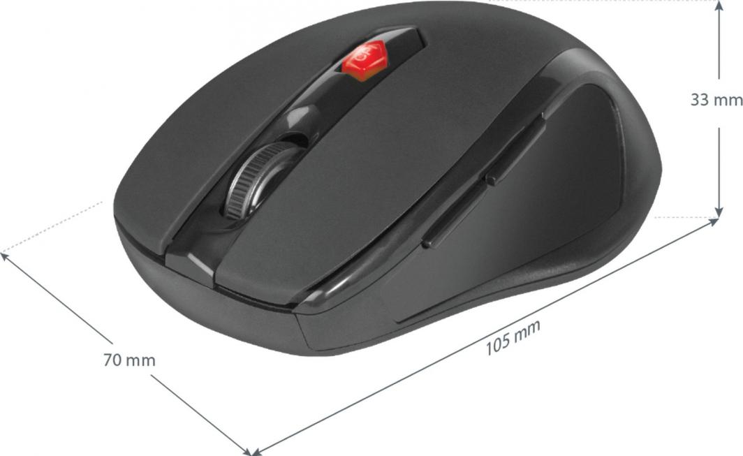 Maus Defender Ultra, wireless, USB, i zi