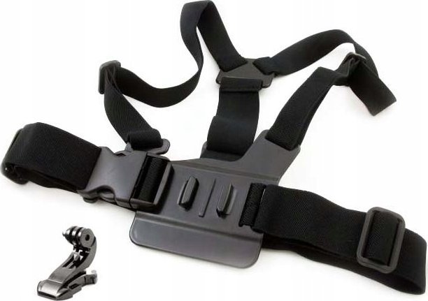 Parzmore gjoksi për kamera sportive XREC Harness Chest Mount, për GoPro Hero 6 5 4 3+ 3, e rregullueshme, e zezë
