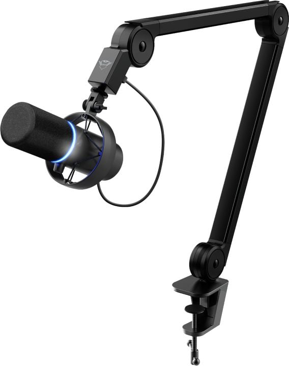 Mikrofon Trust GXT 255+ ONYX, USB, me krah tavoline, i zi
