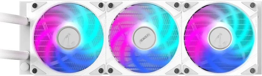 Ftohës me ujë Gigabyte Aorus WaterForce II 360 Ice, i bardhë