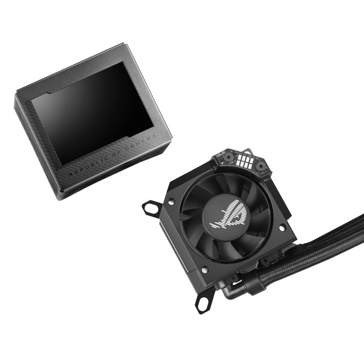 Ftohës me ujë ASUS ROG RYUJIN III 360, 12 cm, i zi