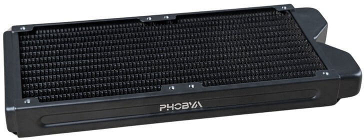 Radiator ftohës PC Phobya R27 S240, 240 mm, 18 FPI, i zi