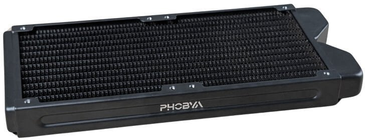 Radiator ftohës PC Phobya R27 S240, 240 mm, 18 FPI, i zi