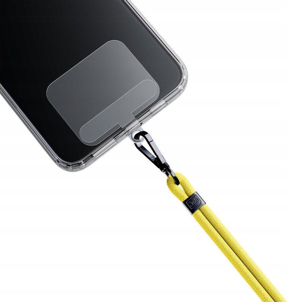 Литар за телефон 3mk EasyClip, најлон, прилагодлив, црн