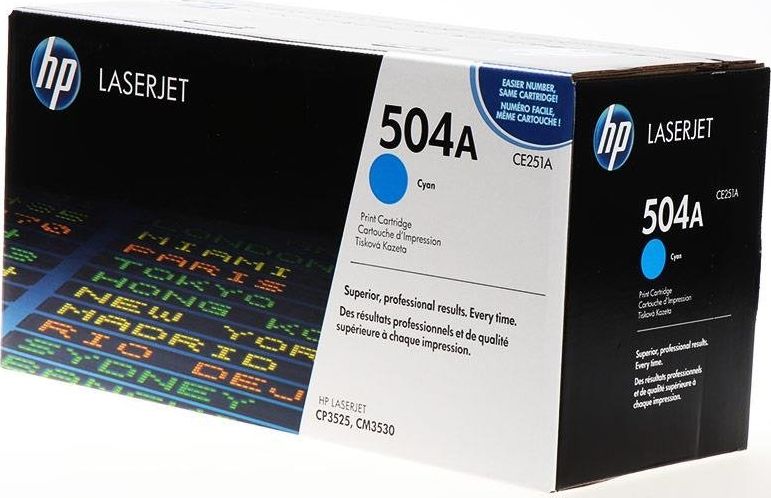 Toner HP 504A CE251A, cyan, origjinal
