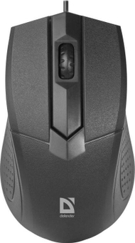 Глушец Defender Optimium, со кабел, USB, црна