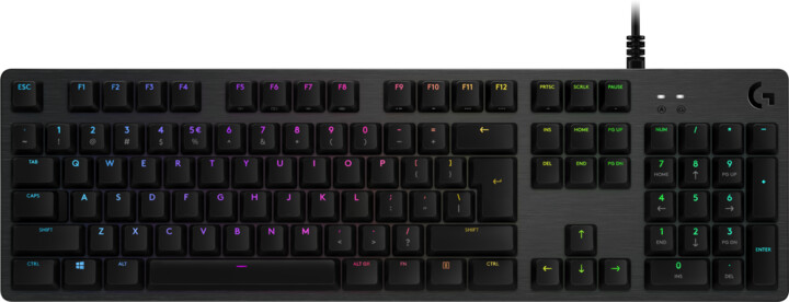 Tastierë Logitech G512 Carbon, e zezë