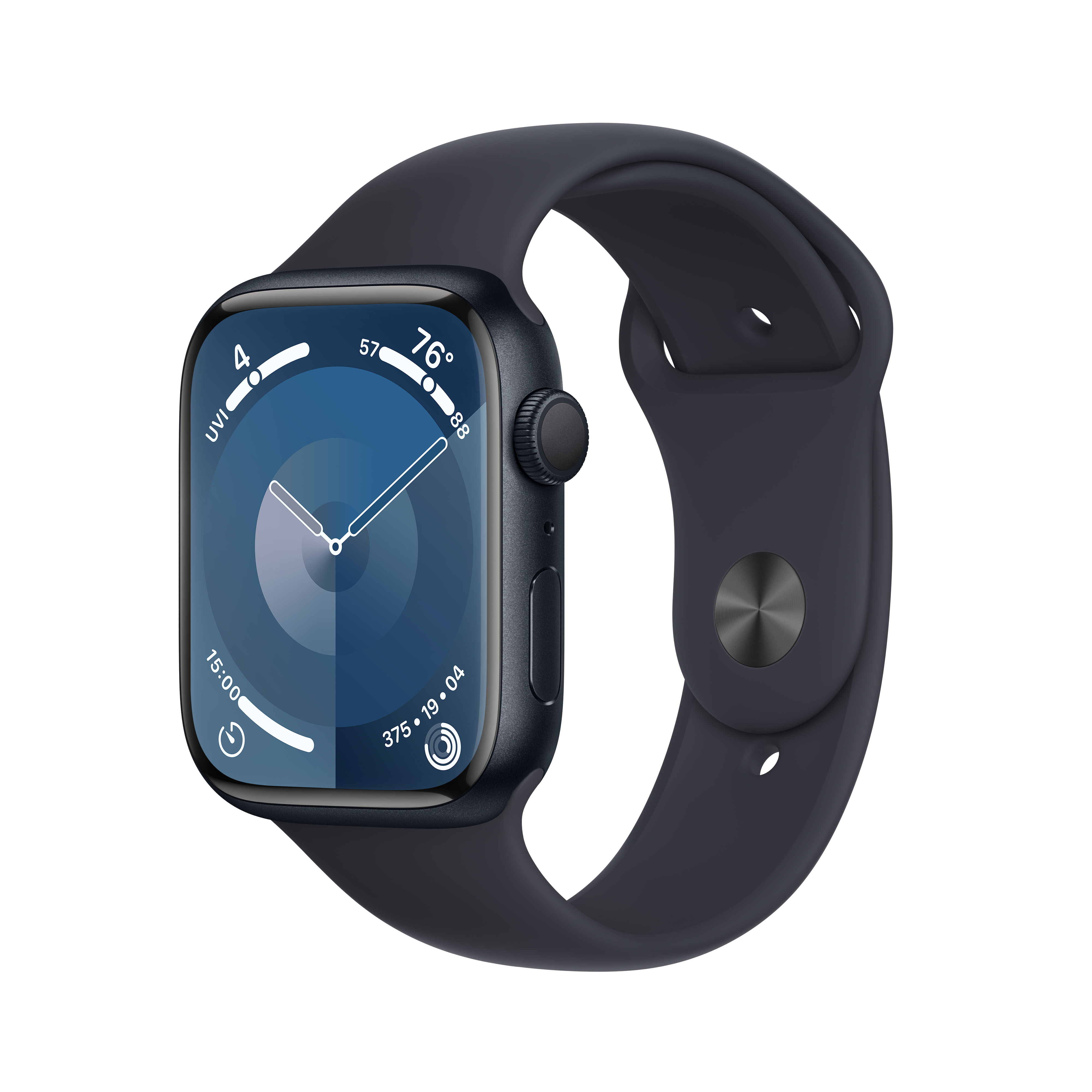 [OUTLET] Apple Watch Series 9, 45mm, Midnight Aluminium Case me Midnight Sport Band, S/M