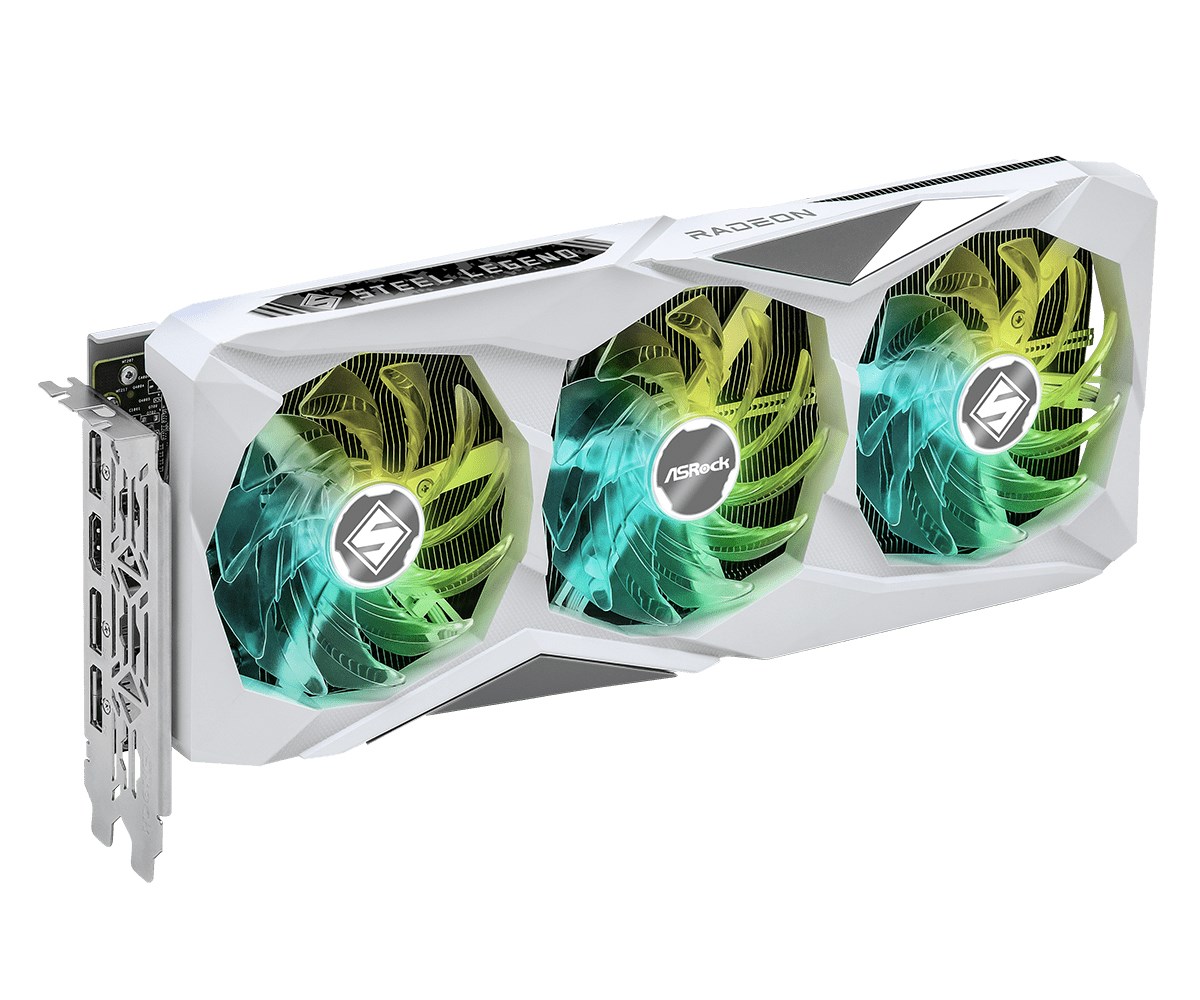 Графичка картичка ASRock Radeon RX 7600 XT Steel Legend OC 16GB GDDR6