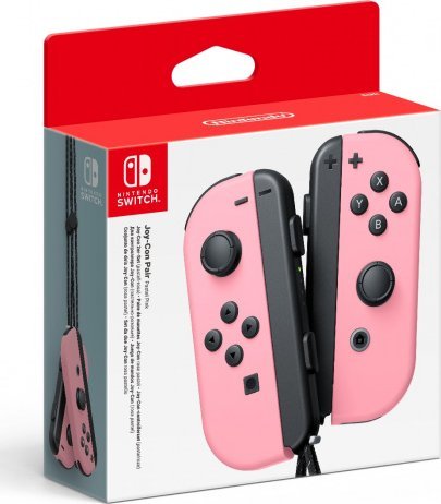 Kontroller Nintendo Joy-Con 2-Pack, wireless / me kabllo, rozë
