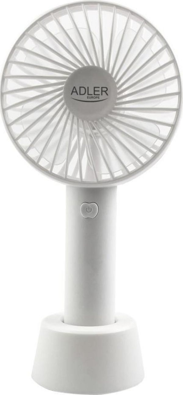 Ventilator freskues USB Adler Mini fan 9cm / 3.5, i bardhë
