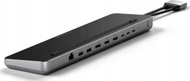 Docking stacion Satechi ST-DDSM, me enklazhë SSD M.2, USB, i zi argjendtë