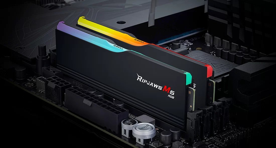 Memorie RAM G.Skill Ripjaws M5 RGB, 48GB 2x24GB DDR5, e zezë