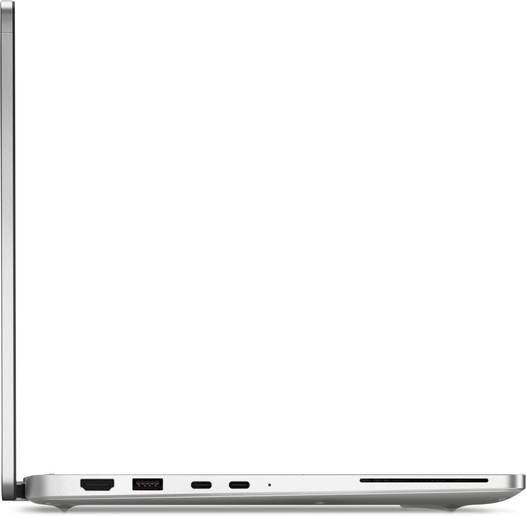 Laptopi Dell Pro 13 Plus PB13250, Intel Core Ultra 5 236V, 16GB, 512GB SSD, 13.3" Full HD+, Windows 11 Pro, i argjendtë
