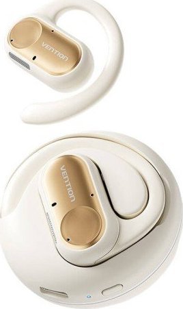 Kufje Bluetooth Vention NBPN0, Bluetooth 5.3, me mikrofon, bezhë