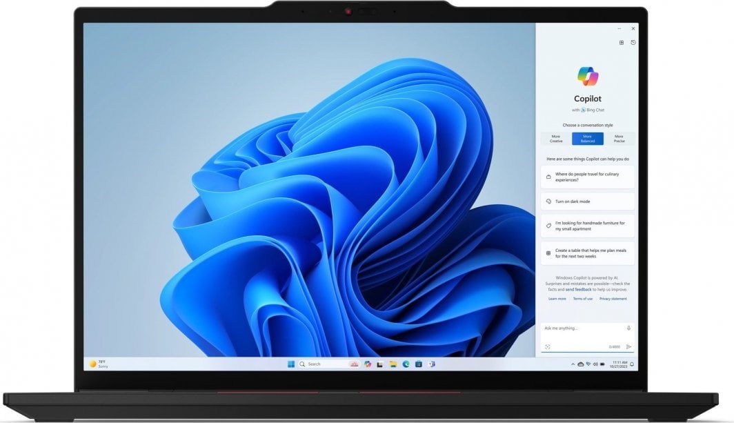 Laptop ThinkPad T14s G5, 14", Intel Core Ultra 7 155U, 32GB RAM, 1TB SSD