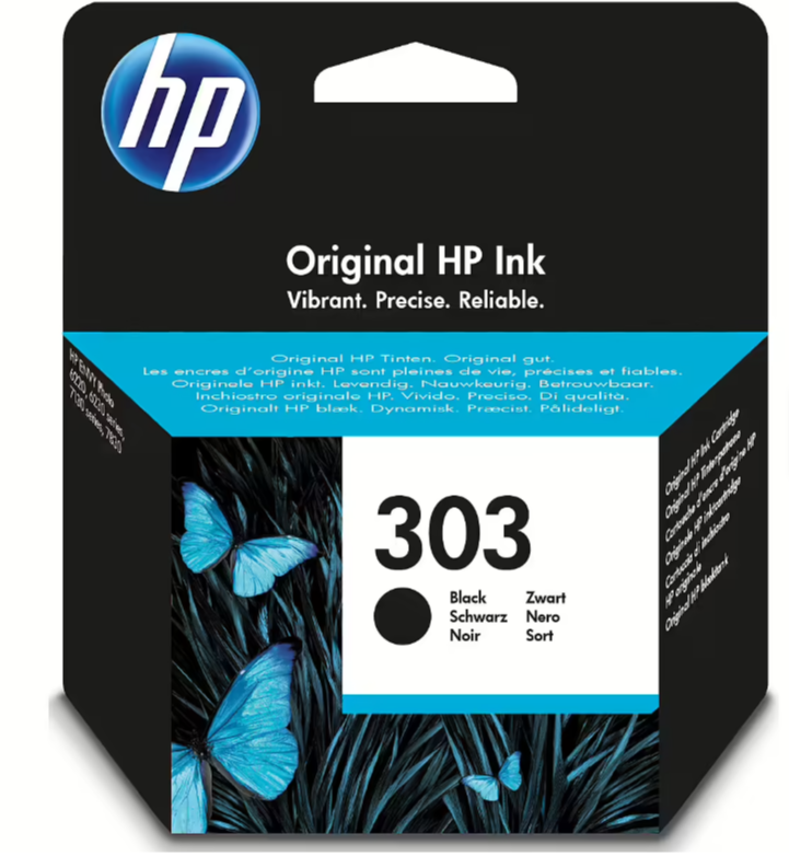 Ngjyrë printeri HP 303, e zezë