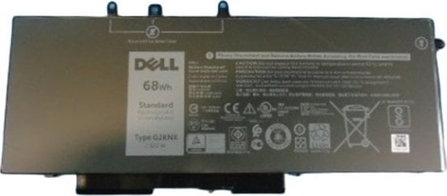 Bateri për laptop Dell 5YHR4, 4 qeliza, e zezë