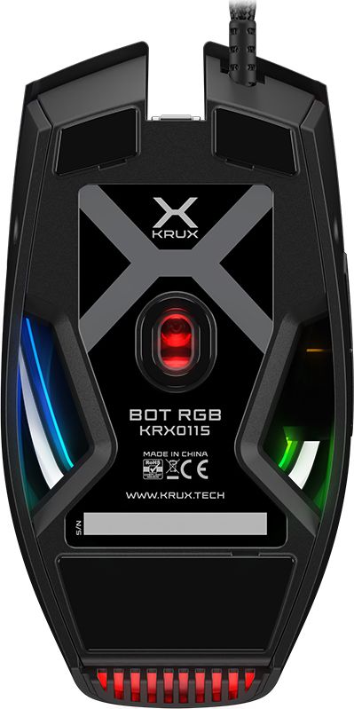 Maus gaming KRUX Bot RGB, 12800 DPI, 7 butona, i zi
