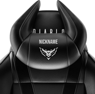 Jastëk mbështetës Diablo X-Horn, Memory Foam, lëkurë HDS, i zi