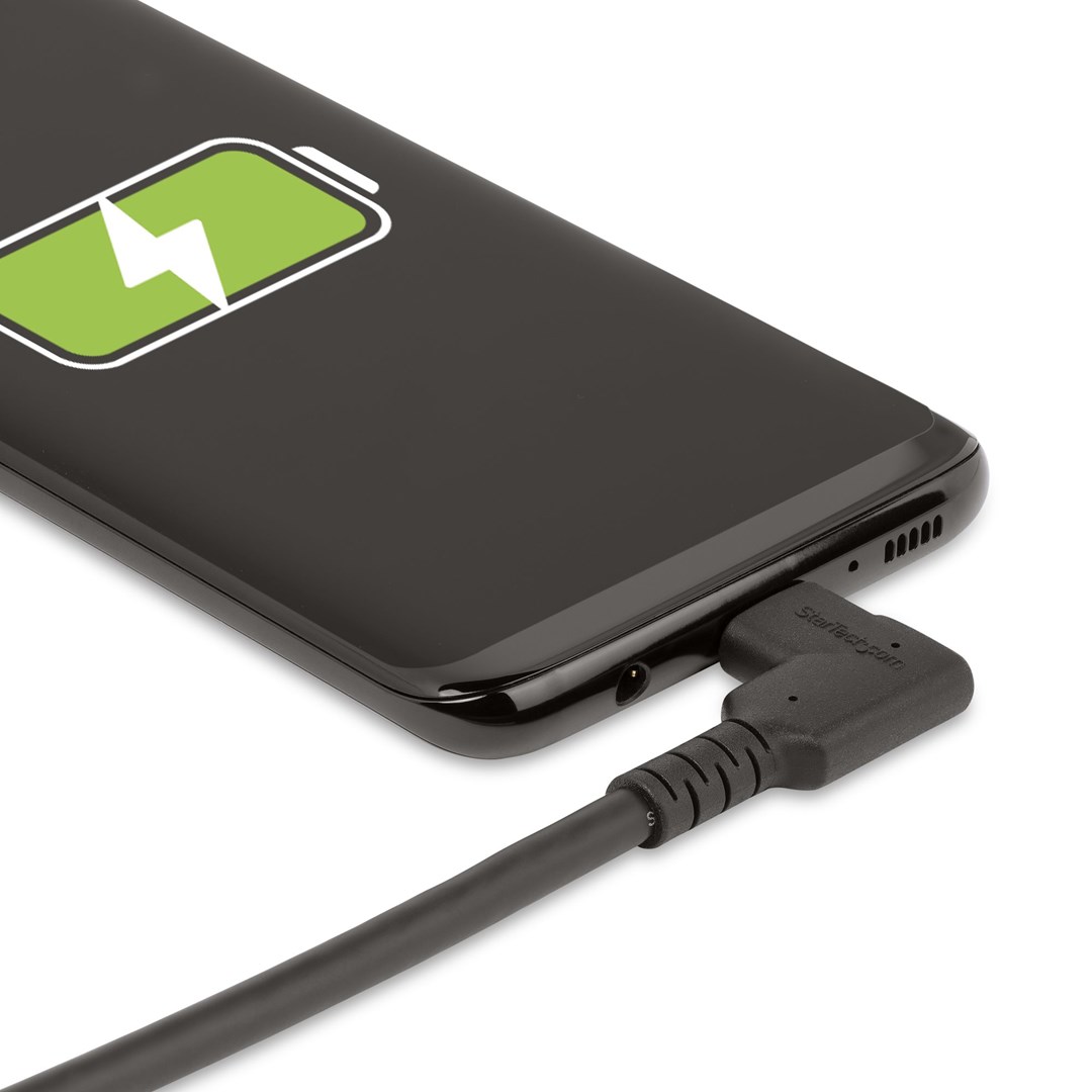 Kabllo USB-C StarTech, 2m, 100W, 4K@60Hz, e zezë