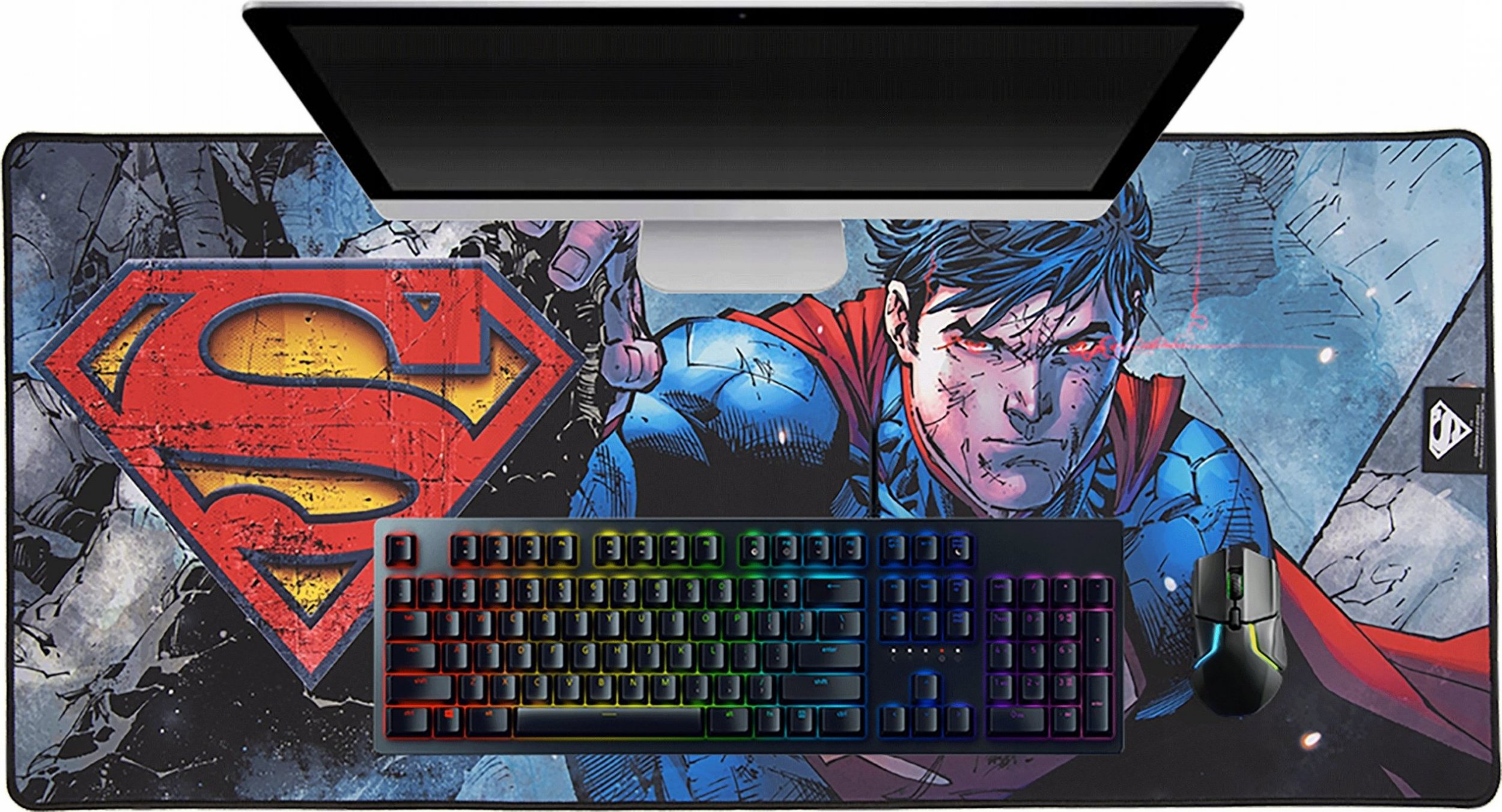 Mouse pad gaming Subsonic Superman XXL, 90x40 cm, i shumëngjyrshëm