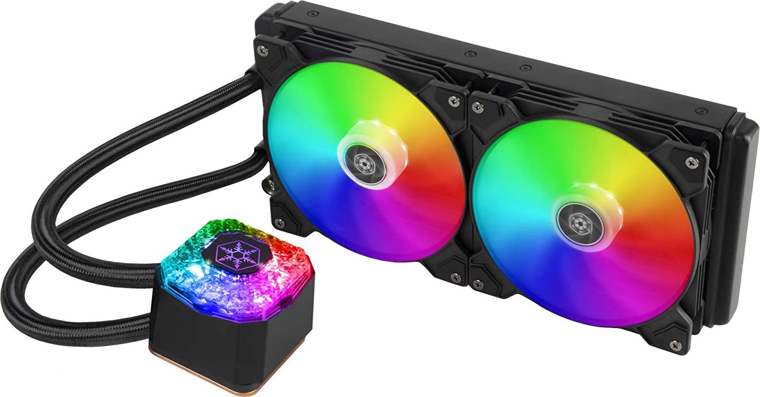 Ftohës ujor SilverStone IceGem 280 SST-IG280-ARGB, radiator 280mm, ARGB, i zi