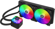 Ftohës ujor SilverStone IceGem 280 SST-IG280-ARGB, radiator 280mm, ARGB, i zi