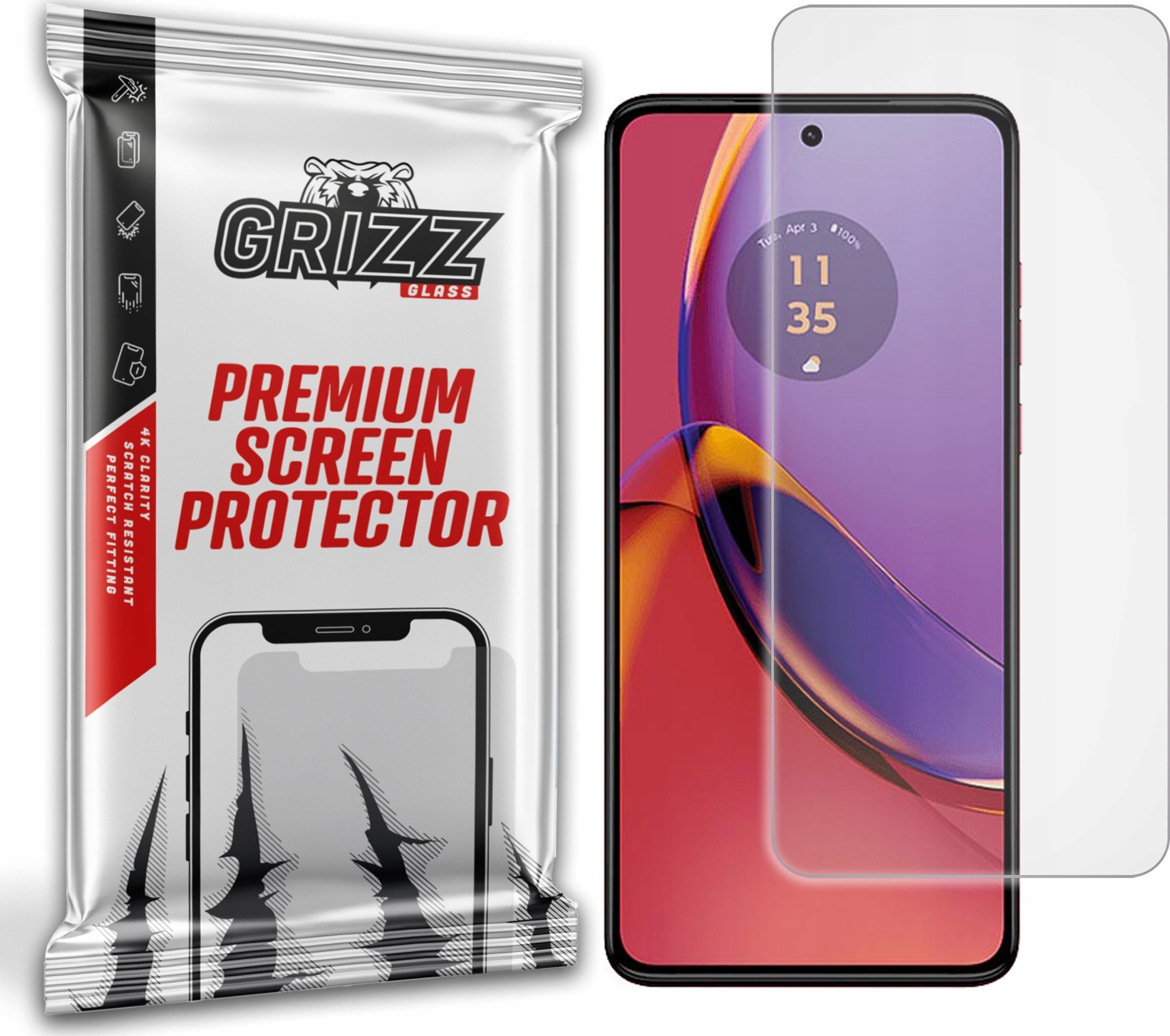 Folie mbrojtëse mat GrizzGlass PaperScreen për Motorola Moto G84 5G