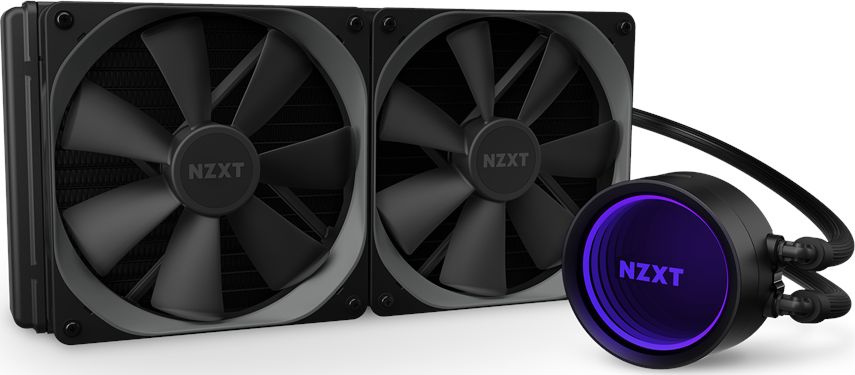 Ftohës me ujë Nzxt Kraken X63 (RL-KRX63-01), 280 mm, 1800 rpm, i zi