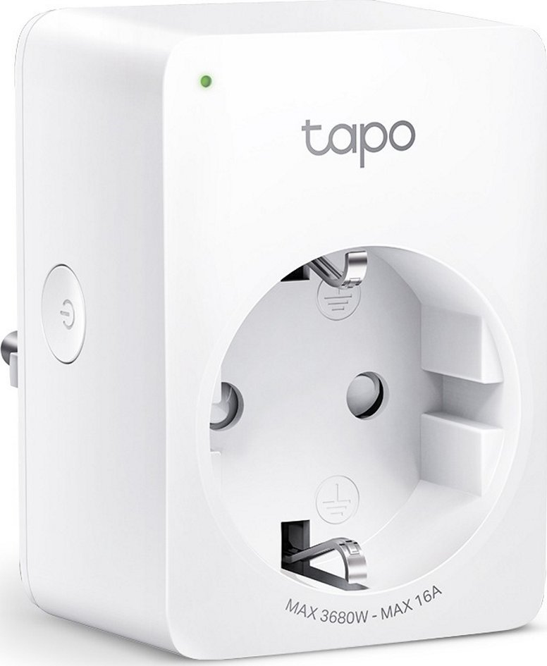 Паметна приклучница TP-Link Tapo P110, Wi‑Fi, следење на енергија, пакување 2 парчиња, бела