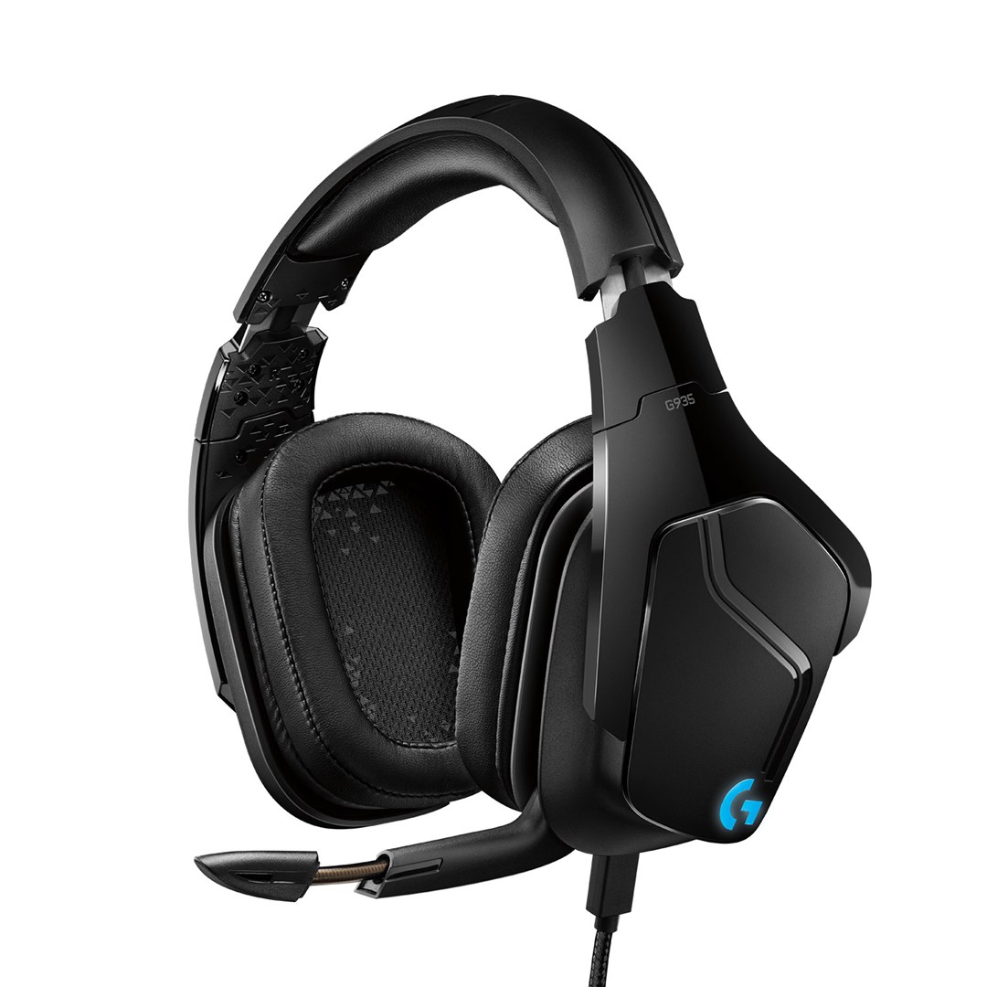 Kufje Logitech G G935, Wireless 7.1, LIGHTSYNC, të zeza/të kaltra