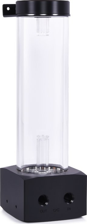 Rezervuar uji Alphacool Core 200 Aurora, për pompë D5/VPP, acrylic, acetal, transparent