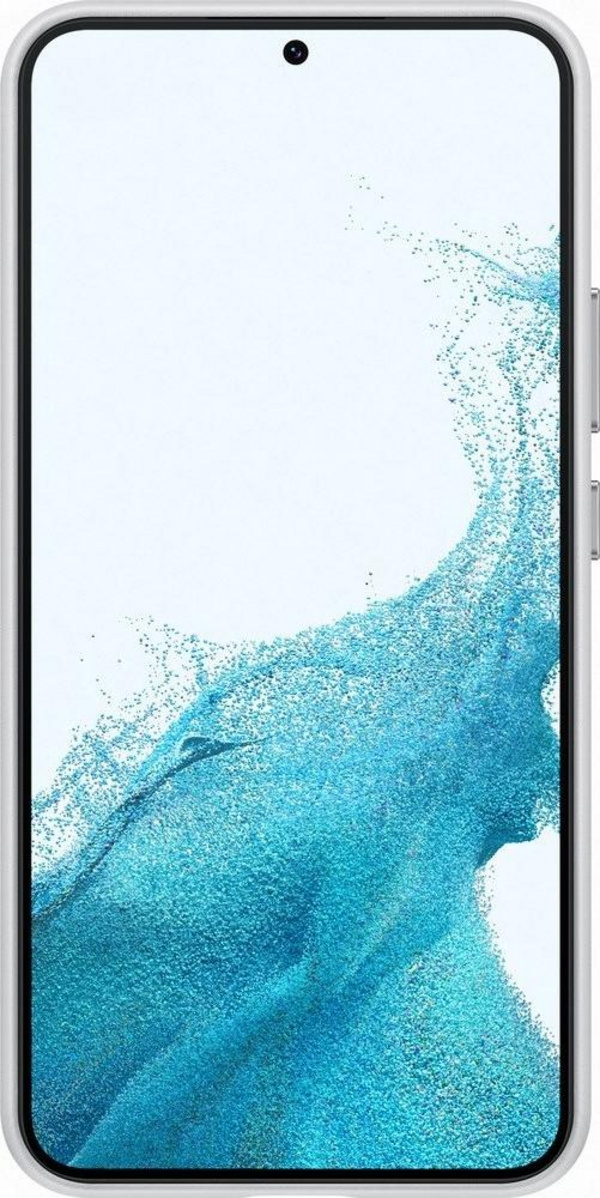 Kuti telefoni Samsung EF-VS906L, për Galaxy S22+, lëkurë, gri e çelët