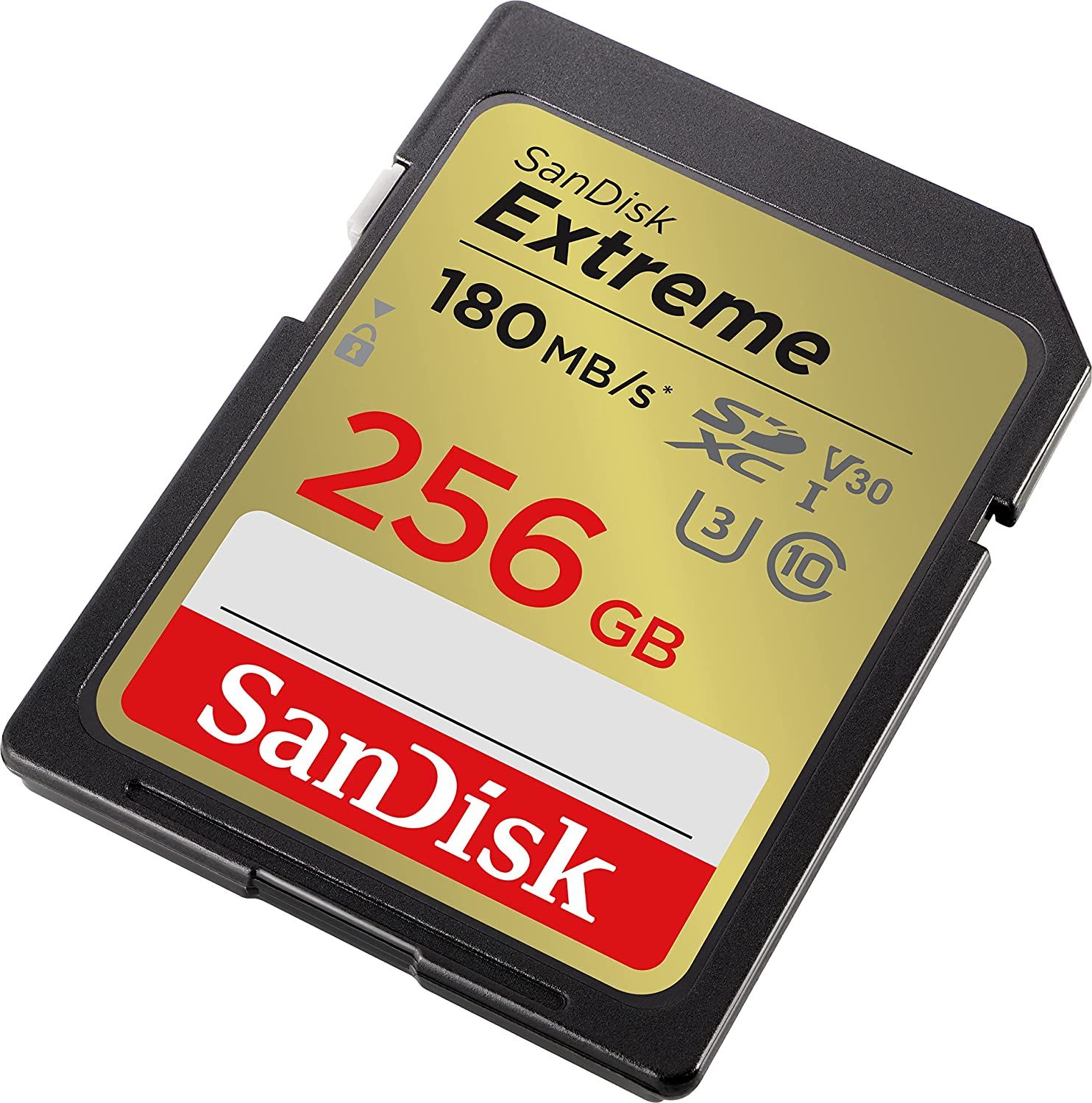 Kartë memorie SanDisk Extreme SDXC, 256GB, Class 10 UHS I U3 V30
