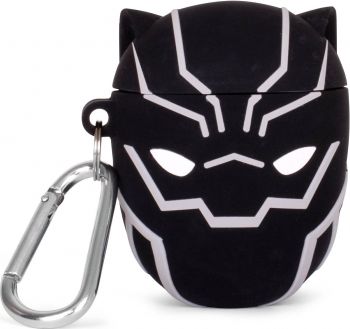 Këllëf mbrojtës Thumbs Up Black Panther, 3D, për AirPods, i zi