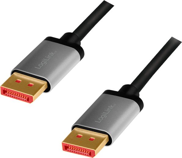 Kabllo DisplayPort LogiLink CDA0106, 3 m, 8K, gri