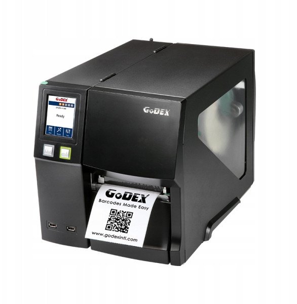 Printer etiketash Godex ZX1200i Plus, industrial, USB 2.0 USB Host RS232 RJ45, gri