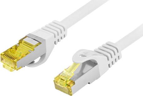 Kabllo rrjeti Lanberg CAT.6A S/FTP LSZH CU 0.5M, e bardhë