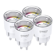 Prizë inteligjente Gosund EP2-Z, ZigBee, 10A set 4 copë, e bardhë
