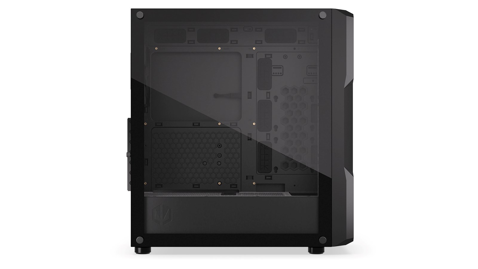 Kornizë kompjuteri Endorfy Regnum 400 Air, ATX E-ATX, xham i temperuar, e zezë