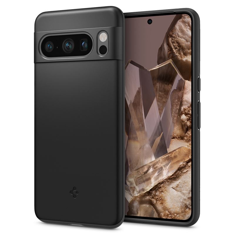Mbrojtëse Spigen Thin Fit për Google Pixel 8 Pro, e zezë