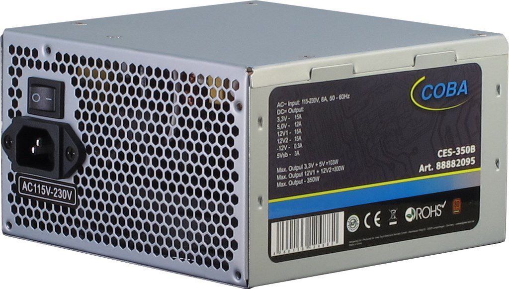 Burim energjie Inter-Tech Coba CES-350B 88882095 ATX, 350W