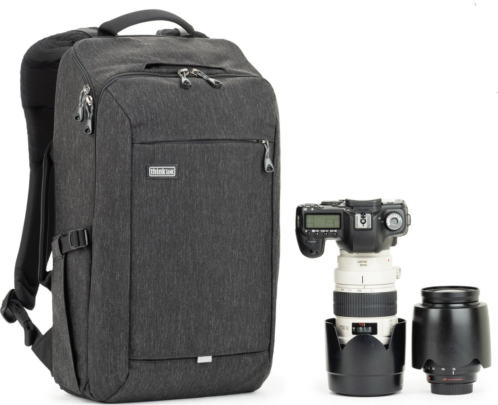 Çantë shpine fotografike Think Tank Photo BackStory 15, për laptop 16", për tablet 10", e zezë